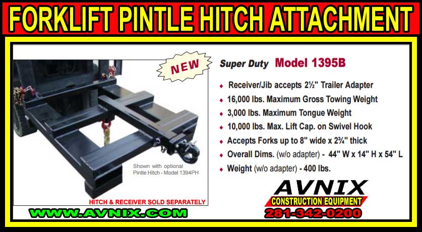 Forklift Trailer Hitch Tow Ball Pintle Receiver Towing Attachment Sale